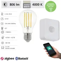 Eglo CONNECT.Z SÆT SENSOR OG E27 A60 klar SMART pære M/HVID LYS