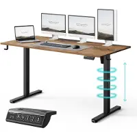 Sense7 NOJO LIGHT gamingbord mørkebrun 140 x 70 cm
