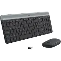 Logitech Mk470 Slim Trådløst Tastatur Og Mus
