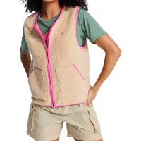 Roxy - Mærker - Boundless Spirit Easy Vest Pebble til Unisex - Størrelse L - Lyserød