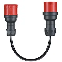 Go-e Gemini flex 11 kW adapter til rød CEE 32A
