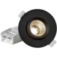 SOLAR PLUS Optic G2 L Quick ISO Sort 3000 K, 640 lm, Ra>98, 3 SDCM, 7,5 W, IP44. Inkl. fasedæmpbar driver.