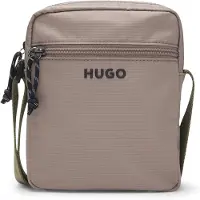 HUGO Crossbody-taske med kontrastlogo