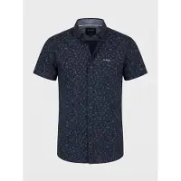 KOROSHI Skjorte navy / hvid