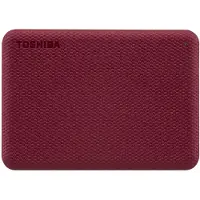 Toshiba Canvio Advance - 1TB - Ekstern Harddisk - Rød