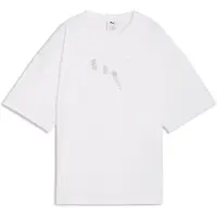 Puma Shirts 'Essentials' sølv / hvid