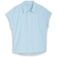 Tom Tailor DENIM Bluse lyseblå / hvid