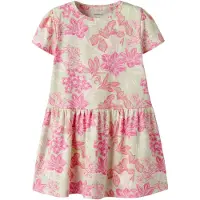 Name it Kjole pastelgrøn / rosé / lys pink / offwhite