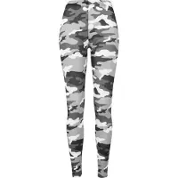 Urban Classics Leggings grå / sort / hvid