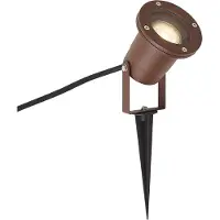 QAZQA Moderne spotlight rustbrun IP65 - Basic Rusty