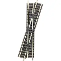 Fleischmann 9163 N piccolo (med ballast) Kryds, Højre 111 mm 15 °