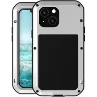 Love Mei Powerful iPhone 13 Mini Hybrid Cover - Sølv