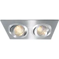 Deko-light Einbauring 175 GU5.3 111821 Loftsindbygningsring LED (RGB), Halogen GU5.3, MR 16 50 W Sølv