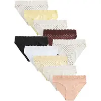 Next Slip creme / lysegul / abrikos / mørkerød / sort / hvid