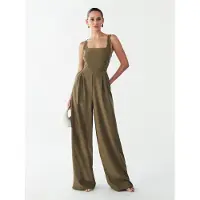BWLDR Jumpsuit 'CHERIE' oliven