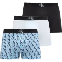Calvin Klein Underwear Boksershorts himmelblå / pastelblå / sort