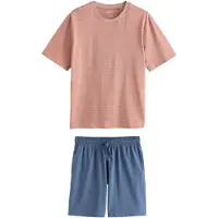 Next Pyjamas kort navy / hummer / lyseorange / hvid