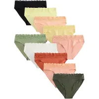 Next Slip pastelgul / grøn / hummer / rosé / sort / hvid