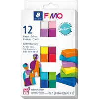 Ginza.se FIMO Modellervoks - Soft - 12x25 g - Brilliant - - OneSize - Modellervoks