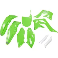 Ufo Kawasaki Kxf 450 2012-2012 Kakit217f-026 Fork Protectors & Plastikkit
