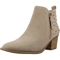 Carmela Carmelatil kvinder. 16315104-BEIGE Ankelstøvler i læder 163151 brun (37), 5-8 cm, Splittet læder, Lynlås, Casual