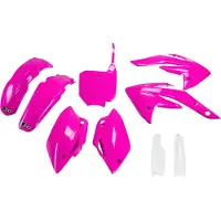 Ufo Honda Crf 150r 2007-2024 Hokit111f-p Fork Protectors & Plastikkit