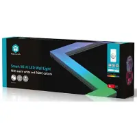 Nedis WIFILW06RGB, Intelligent panel, Wi-Fi, Hvid, LED, Acrylonitrilbutadienstyren, Polykarbonat (PC), SMD LED-modul
