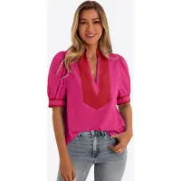 Imily Bela Bluse mørk pink / rød