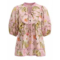 Imily Bela Bluse gul / oliven / orange / lyserød