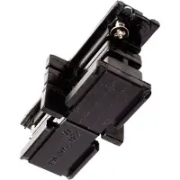 Deko-light 710020 D Line mechanischer Verbinder Højvolt-skinnesystem-komponenter Strømskinne 3-faset Sort