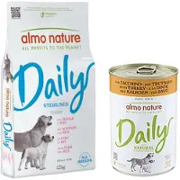 Almo nature Daily Sterilised all Breeds Gris & Ris - 12 kg