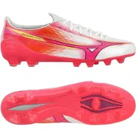 Mizuno Alpha Iii Made In Japan Fg Blazing Flair - Hvid/pink - Græs (Fg), størrelse 45