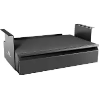 Macleans MC-875 - Monteringssæt (skuffe) - for notebook - sort - under skrivebordet