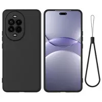 Mtp Products Huawei Nova 15 Flydende silikone cover med håndrem - sort