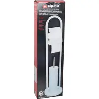 Alpina Toiletpapir- og børsteholder Ø20x75 cm