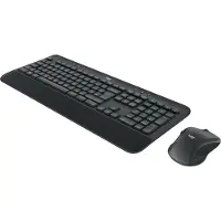 Logitech MK545 Adv Keybrd&Mouse US Intl - Tastatur & Mus sæt - Universal - Sort
