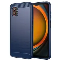 Mtp Products Samsung Galaxy XCover7 Pro Børstet TPU Cover - Karbonfiber - blå