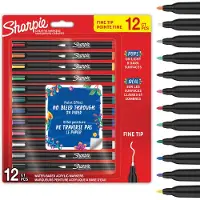 Sharpie Creative akrylmarker assorterede farver, fin spids, 12-blister