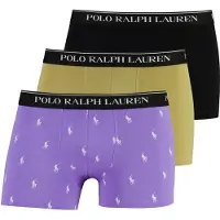 Ralph Lauren Boksershorts 'CLASSIC' sennep / lavendel / sort / hvid