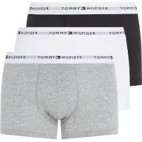 Tommy Hilfiger boxerhort 3-pak ort/hvid/grå Hvid ort Grå måle