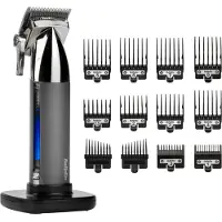 BaByliss Super-X Metal Professional Hair Clipper 13-Piece Set Anthracite E996E