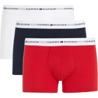Tommy Hilfiger Underwear Boksershorts 'Essential' marin / lysegrå / rød / hvid