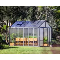 Palram - Canopia Drivhus Glory 9,2 m2 grå Palram - Canopia (540-216)