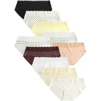 Next Slip pastelgul / abrikos / sort / hvid