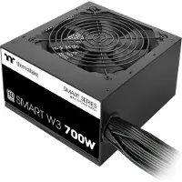 Thermaltake SMART W3 700W - Strømforsyning (intern) - ATX12V 3.1/ EPS12V - 80 PLUS - AC 100-240 V - 700 Watt - aktiv PFC - sort