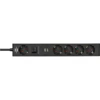 Brennenstuhl 1159780615 Stikadapter 4 Stik 3-vejs Stikkontakt Adapter 1.5 M