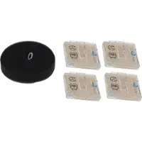 Rowenta ZR850001, Damp, Tilbehørssæt, Sort, Transparent, , RY8544WH, RY8534WH, RY8561WH, 1 stk