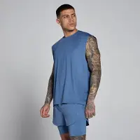 Myprotein MP Men's Hybrid Oversized Mesh Tank - Slate Blue - M