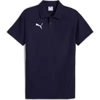 Puma Polo Teamevostripe - Sort/Silver/Hvid, størrelse X-Large