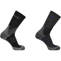 Salomon X Ultra Access Crew 2-Pack, vandrestrømper, sort